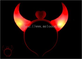 Halloween LED Devil Horn 10cm - 7014 0302 01