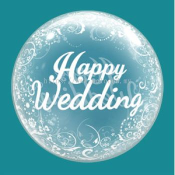 18" Clear Balloon - H.Wedding 2117 0405 03