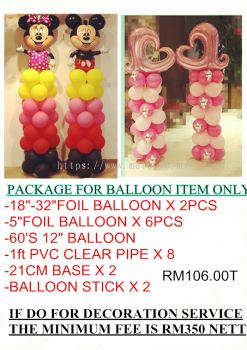 Balloon Package for pickup only
