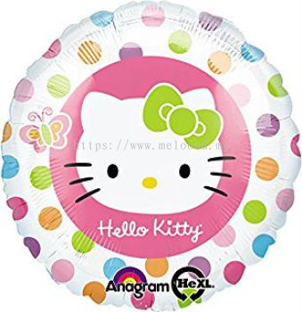 Foil 18" Anagram Hello Kitty Head 