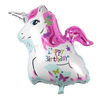 Unicorn horse 67x73cm H.Birthday