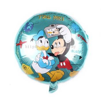 Foil 18" Mickey Donald Duck