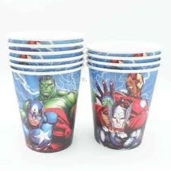 Paper Cup 10'S - Superhero