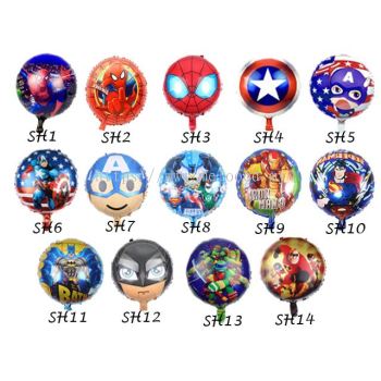 Foil 18" Balloon Superhero (1-14)