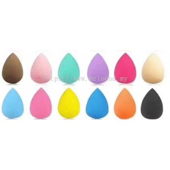 Beautiful Puff Powder make up sponge water drop gourd oblique wet & dry use 网红干湿两用葫芦水滴斜切粉扑