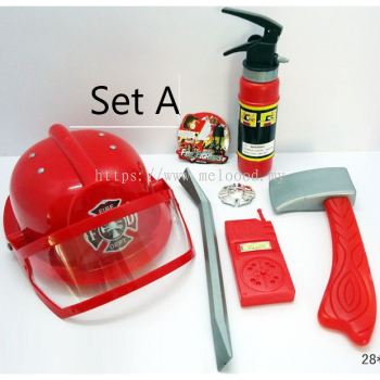 Fireman Gear Firefighter Costume Role Play Toy Set Fireman Children Toy Set