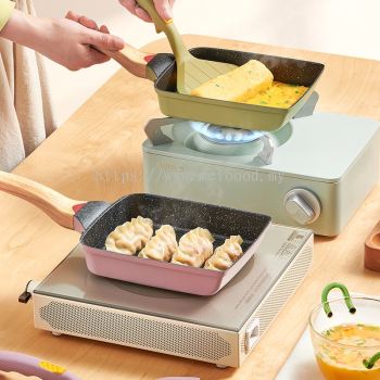Japanese Omlette Thicker Frying Pan No Sticky Home Use Flat PanʽղճʯС嵰ƽ׹