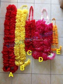 night club flower garland