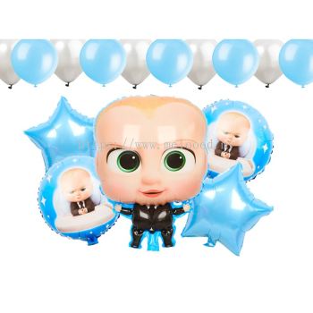 Baby boss little boss theme balloon (not include latex balloon)