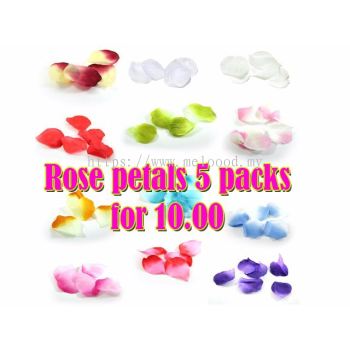 100pcs Silk Petals Flower Rose Fake Petals Rose Flowers Leavers Decorations