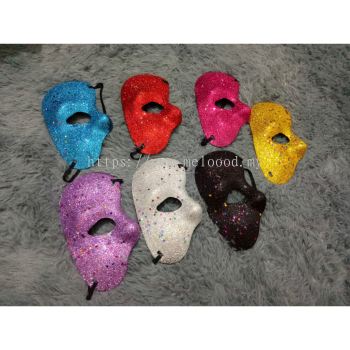 Glitter Phantom Mask Men Masquerade Mask