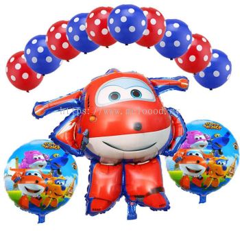 Super Wings Balloon Set Package