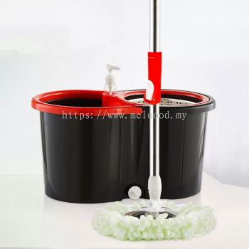 READY STOCK Floor Cleaning Rotating Mop And Bucket Set