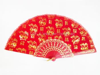 Wedding Couple Lace Fan - 2073