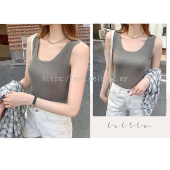 Baju Tanpa Lengan Moden Serba Guna Women Tank Top Women Singlet  ٴ֯