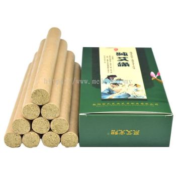 Moxa Stick Incense Sticks Ѭ㰬 Handmade Moxa Stick Moxa Leaf Argy Wormwood Moxa AI Plaster Non-Smoke Gynecological