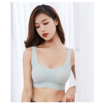 Air Bra Embedded Light Thin Traceless Sports Sleep Zero-free vest-style bra 空气层内衣空气杯内衣库无痕无缝