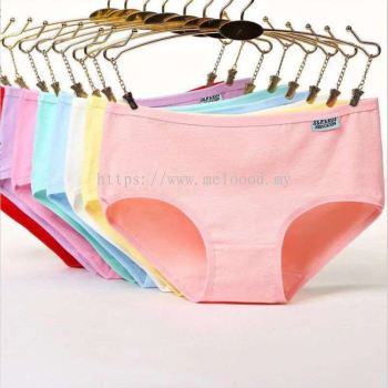 Women Colorful Brief Panties Underwear Seluar Dalam Wanita