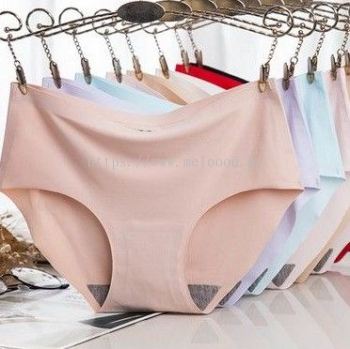 Women Ice Silk Panties One Piece Seamless Girls Clothing Underwear Panty