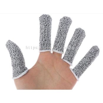 Finger Sleeve Elasticity Smoothly 5pcs Agricultural pick Cut Resistant Gloves Grey Gloves Anti Cut Proof Protective Finger