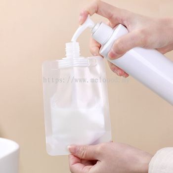 Refillable Pouches Shampoo Lotion Cleanser Portable Container