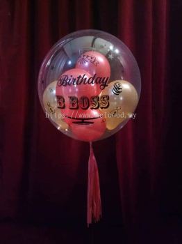 CUSTOMIZED BUBBLE BALLOON 20 INCH