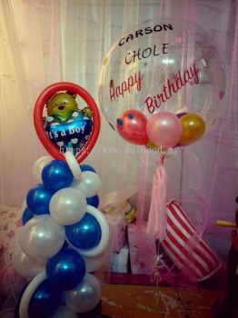 bubble balloon standee