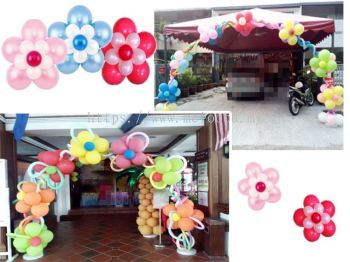 flower  balloon arch