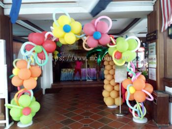 balloon flower arch