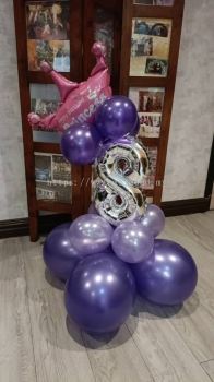 small balloon column