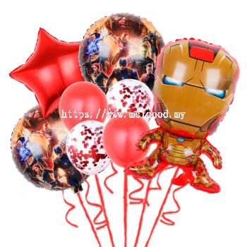 superhero balloon helium  set