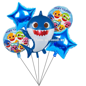 baby shark balloon  helium set