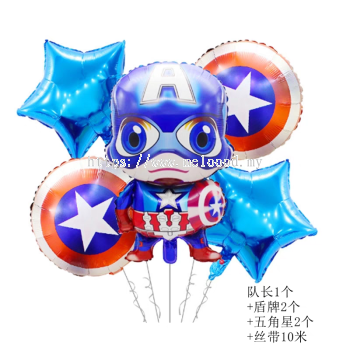 superhero  helium balloon  set