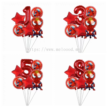 superhero balloon helium  set