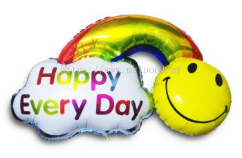 Foil Balloon \ Smilling Rainbow \ Happy Every Day - 2118 1102 01