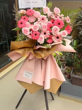 Grand opening flower stand