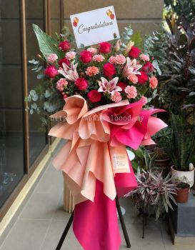Grand opening flower stand