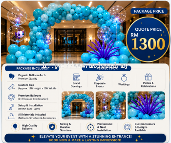 Ocean Style Balloon Arch