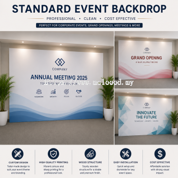 Pakej Event Backdrop