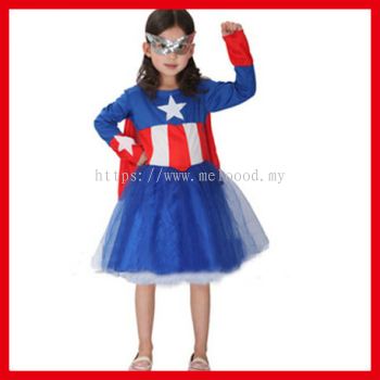 Captain American Kid Girl - 1010 0301