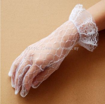Lace Glove Wedding Bridal Evening Party Elegant Gloves