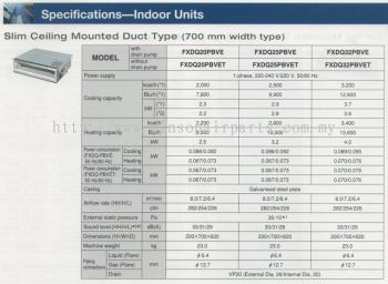 Slim Ceiling Mounted Duct Type (700mm Width Type)