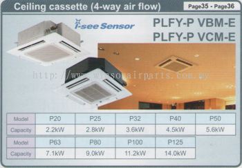 Ceiling Cassette (4-Way Air Flow)