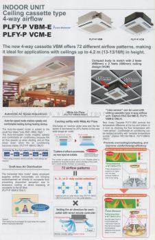 Indoor Unit Ceiling Cassette Type 4-Way Airflow