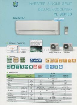 Inverter Single Split Delue (Cooling)