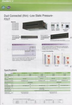 Duct Connected (Thin) - Low Static Pressure FDUT