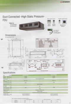 Duct Connected High Static Pressure FDU