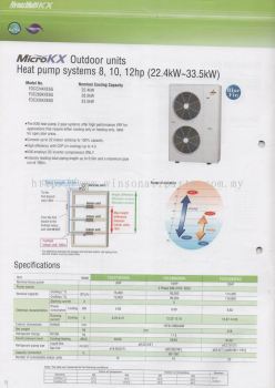 Heat Pump Systems 8, 10, 12hp (22.4kw - 33.5kw)