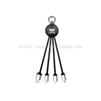 LED Logo 3 in 1 Fast Charging Cable (IT110)