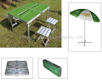 Foldable Table with Parasol (AFT001)